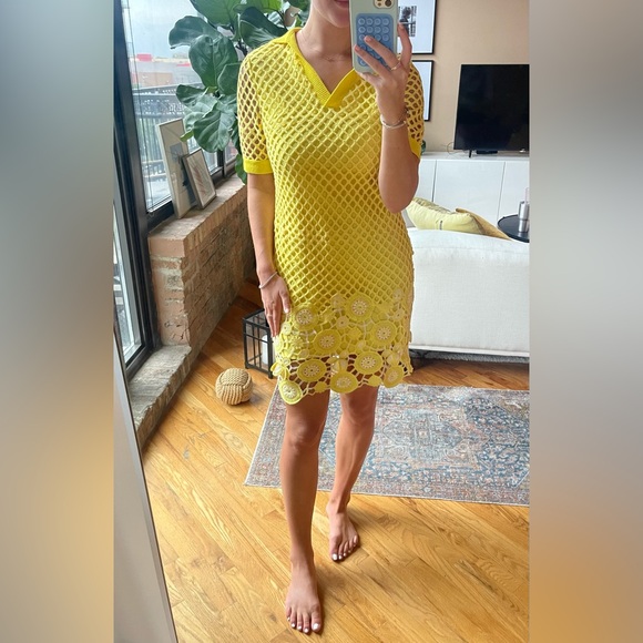 Jonathan Simkhai Tazzie Dress in Limon - Picture 2 of 2